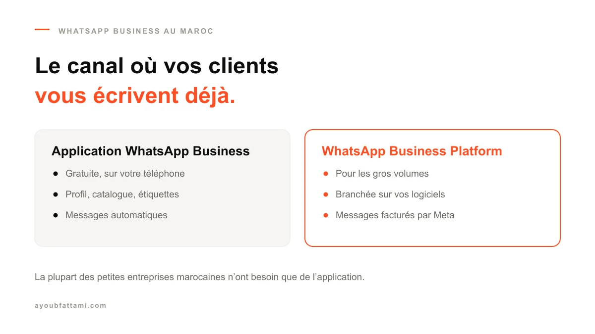WhatsApp Business pour une entreprise marocaine : le guide complet